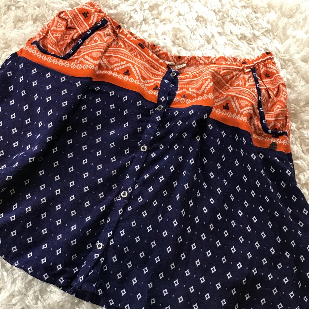 🛍3 FOR $25- ROXY- CASUAL CIRCLE SKIRT 🧡💙
